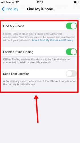 locate ios with IMEI 5